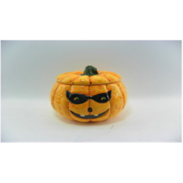 Pumpkin Ceramic Halloween Candle Holders (YC14033)